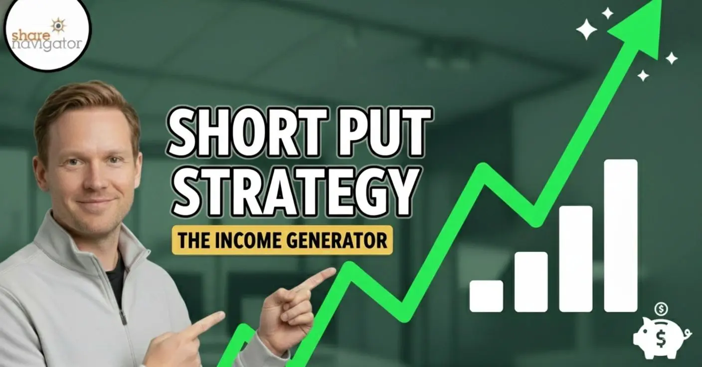 Short put strategy with rising graph