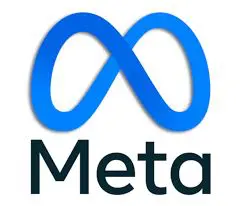 Meta logo with blue infinity symbol