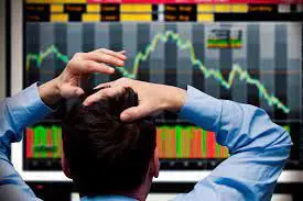 Person observing financial market trends